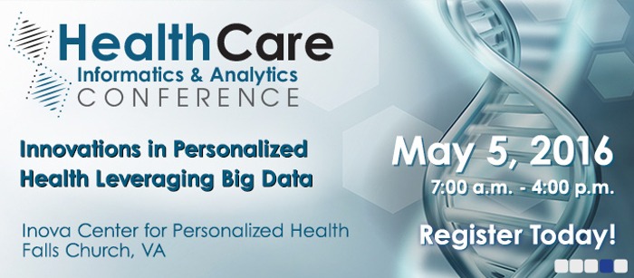 NVTC Healthcare analytics conference banner