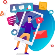 Social Media Illustration