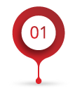 Pin with number 1 on it