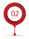 Pin with number 2 on it