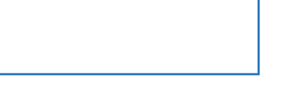 Blue line at a 90 degree angle