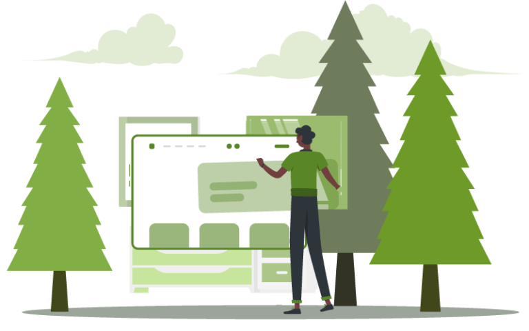 Fairfax VA content marketing agency illustration