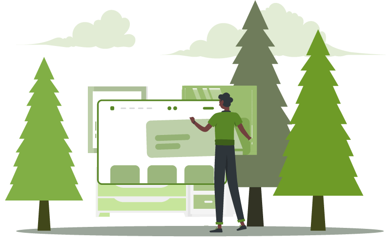 Fairfax VA content marketing agency illustration