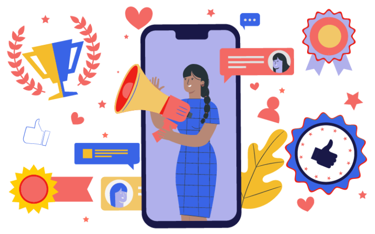 Virginia digital marketing animated icons