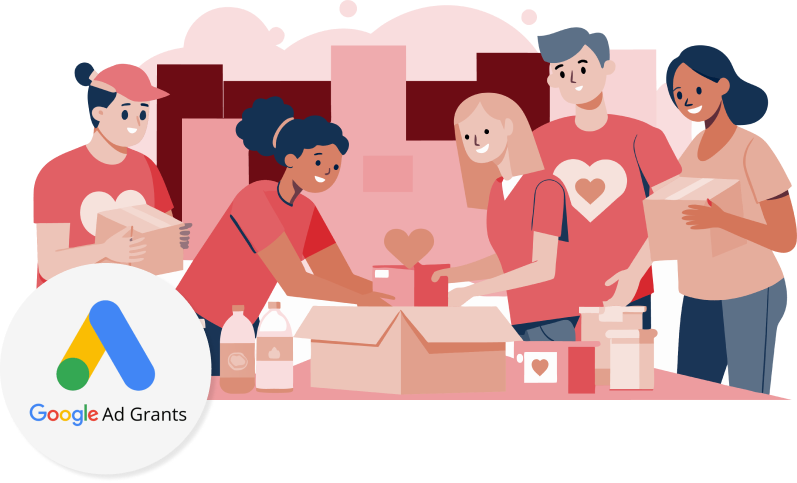 Nonprofit Google Ads Illustration