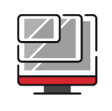 Graphic depicting different device sizes